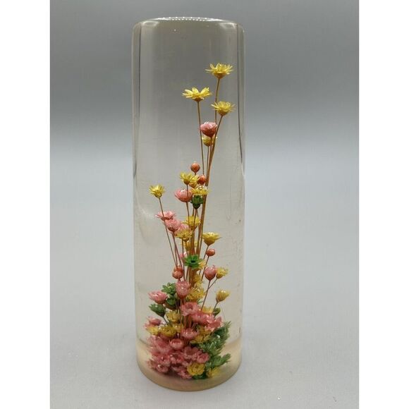 Other - Vintage Lucite Flower Paper Weight